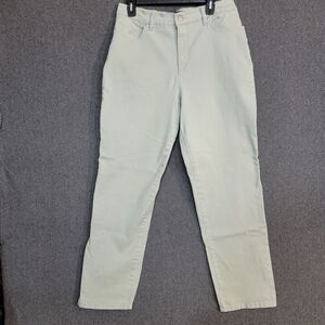 Gloria Vanderbilt Light Green Straight Leg Jeans